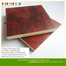 Low Price One Time Molding Red Film Faced Plywood